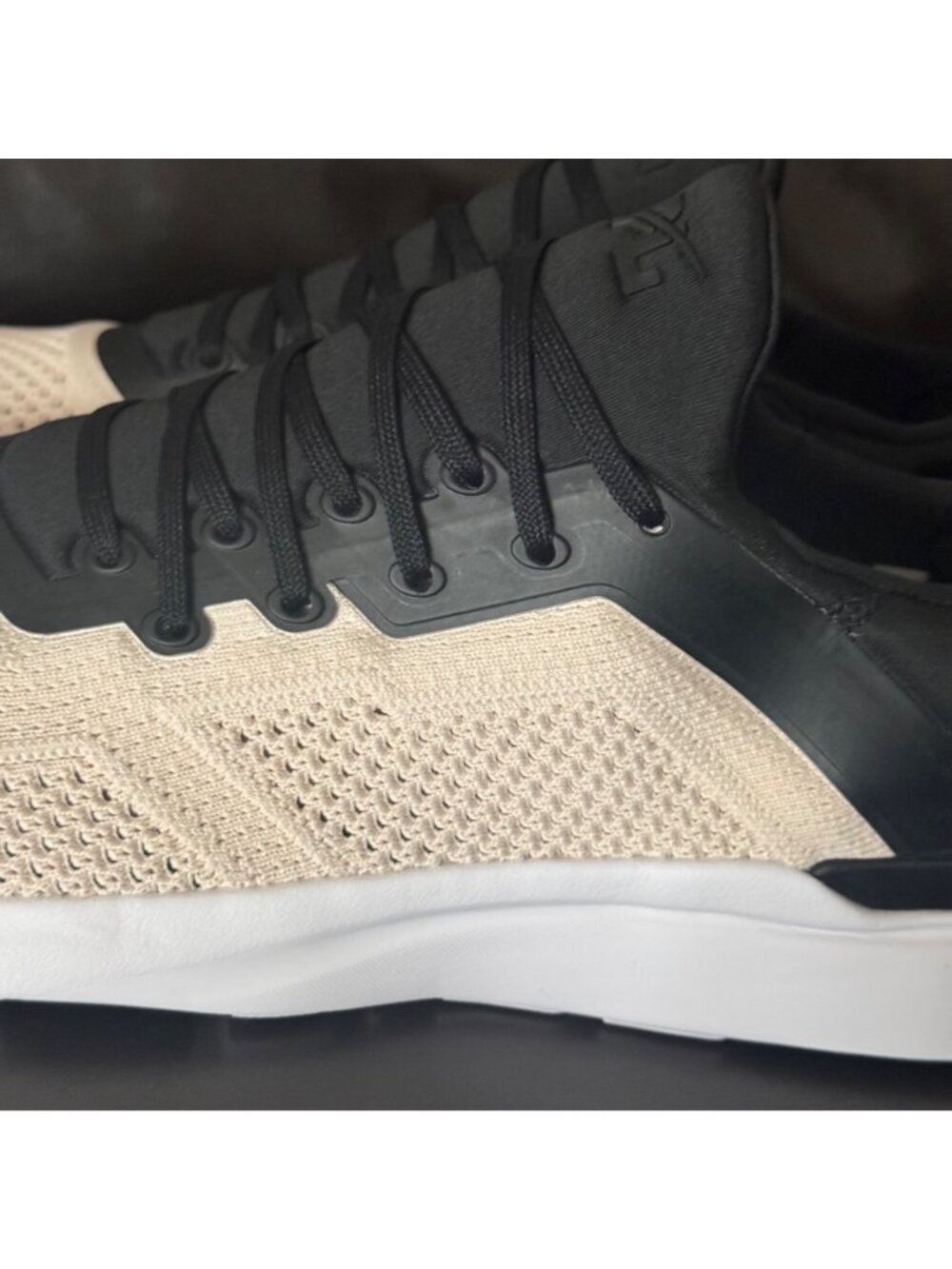 APL Techloom Tracer Mens Running Shoes Beige & Black Size 14 lightweight NWOB - Picture 10 of 11